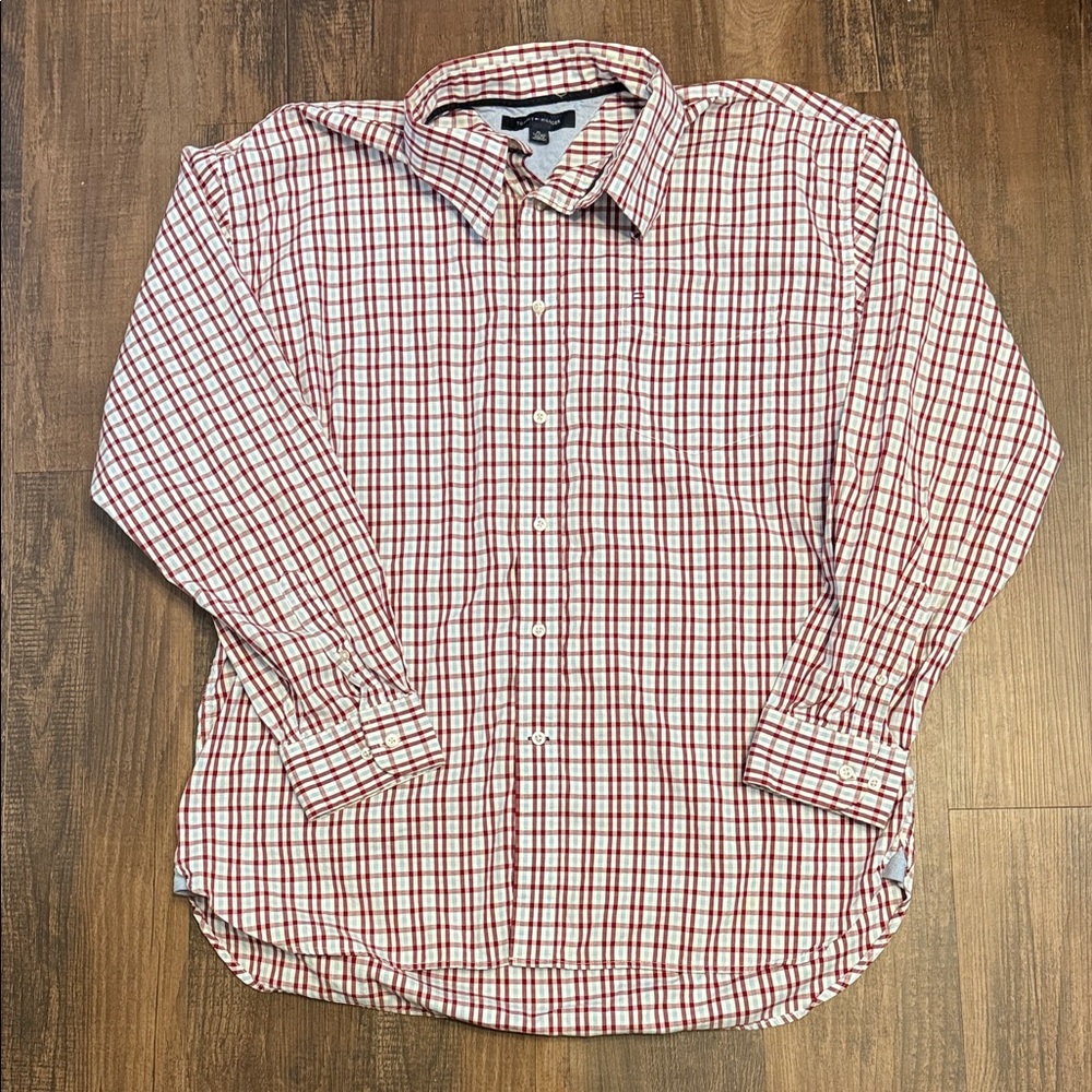 Men’s Plaid Tommy Hilfiger Button Down